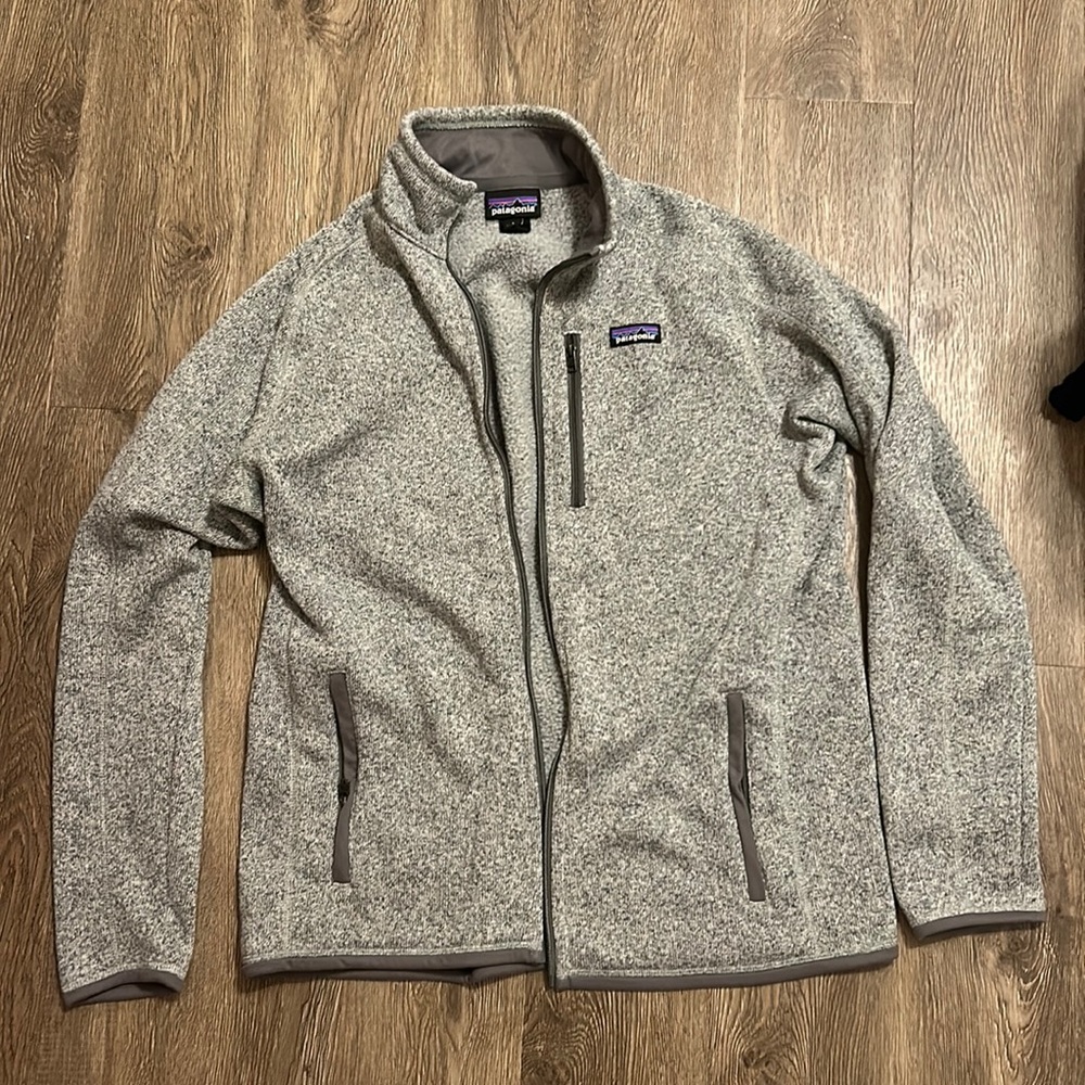 Grey Men’s L Patagonia Zip Front Fleece Jacket